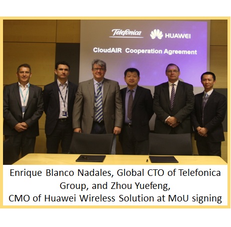 Telefónica and Huawei are working together to promote  the Development of Mobile Network Cloud