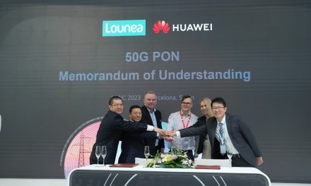Lounea and Huawei sign MoU at MWC 2023 to expand 50G PON cooperation