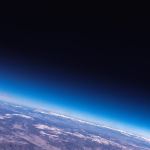 outer space photography of earth