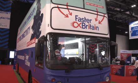 All aboard! ITS showcases its fibre bus at Connected Britain