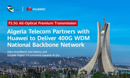 Algeria Telecom partners with Huawei to deliver 400G WDM national backbone network, accelerating digital economy development