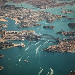 aerial photography of bridge