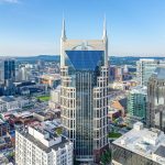 a view of a city from the top of a building