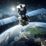 ai generated, satellite, space, universe, galaxy, astronomy, science, stars, earth, planet, satellite, satellite, satellite, satellite, satellite
